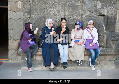 Yakutiye madrasa, città di Erzurum, Anatolia orientale, Turchia, Asia Foto Stock