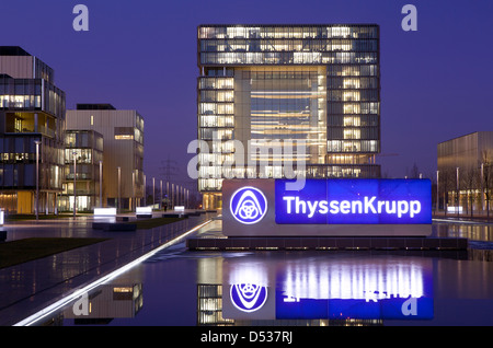 Essen, Germania, ThyssenKrupp quartier generale Foto Stock