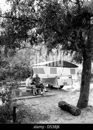 Camper in Ocala National Forest Foto Stock