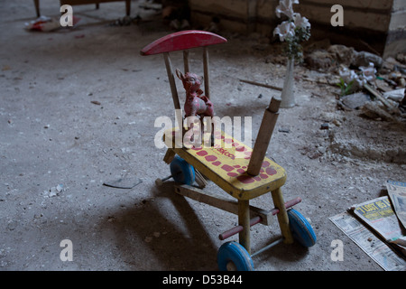 Abbandonato Lee Plaza hotel a Detroit, Michigan Foto Stock