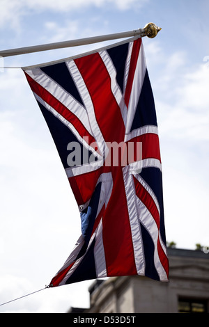 Union Jack Flag, London, Regno Unito Foto Stock