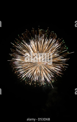 Fuochi d'artificio a Mqabba, Malta Foto Stock
