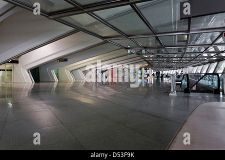 L'aeroporto di Bilbao sala arrivi Foto Stock