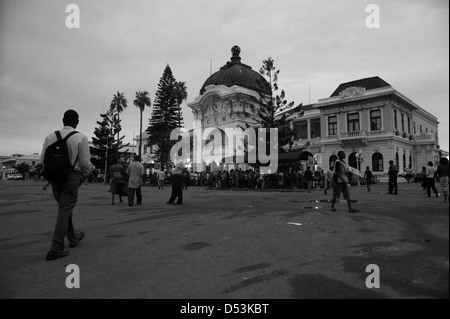 Maputo stazione ferroviaria Mozambico. Progettato dagli architetti Alfredo Augusto Lisboa de Lima, Mario A Veiga & Ferreira da Costa 1913-16 Foto Stock