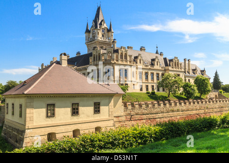 Il Castello di Grafenegg (romantica dello storicismo stile) vicino a Vienna Austria Inferiore Foto Stock