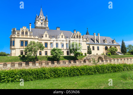 Il Castello di Grafenegg (romantica dello storicismo stile) vicino a Vienna Austria Inferiore Foto Stock