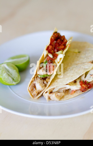 Tacos di pesce Foto Stock