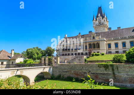 Il Castello di Grafenegg (romantica dello storicismo stile) vicino a Vienna Austria Inferiore Foto Stock