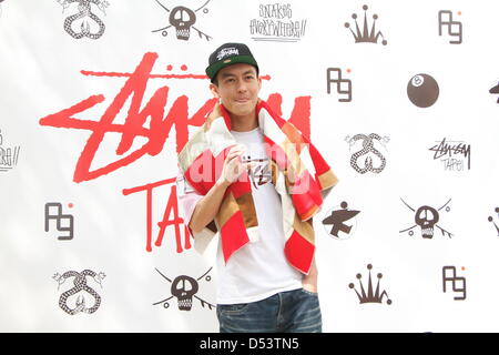 Edison Chen frequentato il marchio di moda attività in Taipei, Taiwan, Cina giovedì 21 marzo, 2013. Foto Stock