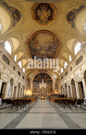 Italia, Roma, Trastevere, basilica di Santa Cecilia in Trastevere Foto Stock