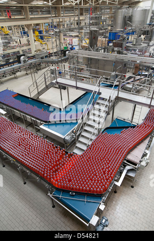 Scozia drink preferito Irn-Bru prodotta A G Barr, Glasgow. Foto Stock