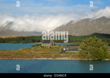 Chiesa del Buon Pastore a Lago Tekapo Foto Stock