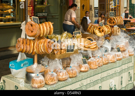 Pressione di stallo di pane a Strasburgo, Alsazia, Francia Foto Stock