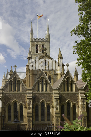 Cattedrale di Southwark anteriore orientale Foto Stock