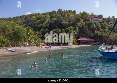 St.Lucia, Anse Cochon Foto Stock