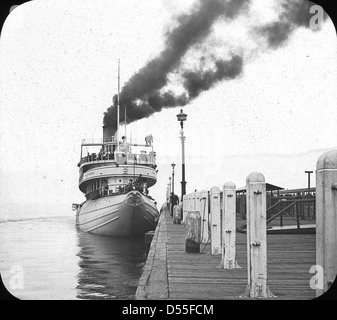 World's Columbian Exposition: Whale-back, Chicago, Stati Uniti, 1893. Foto Stock