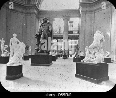 World's Columbian Exposition: Corte di statue, Chicago, Stati Uniti, 1893. Foto Stock