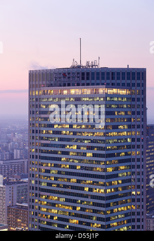 Varsavia, Polonia, edifici di Bank Austria Creditanstalt Foto Stock