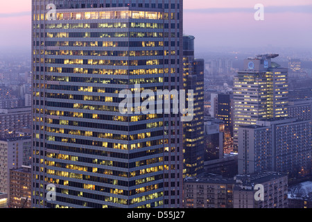 Varsavia, Polonia, edifici di Bank Austria Creditanstalt Foto Stock