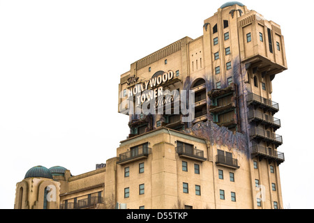 Torre del Terrore, Hollywood Tower Hotel, Disneyland Paris Foto Stock