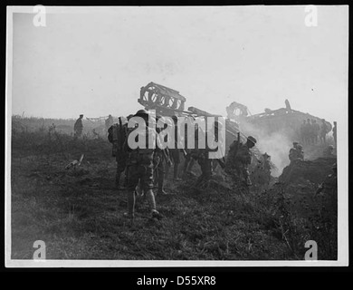 Attacco su linea Hindenburg Foto Stock