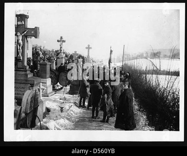 Funerali di maggiore generale Ugo Bagnani, esercito italiano Foto Stock