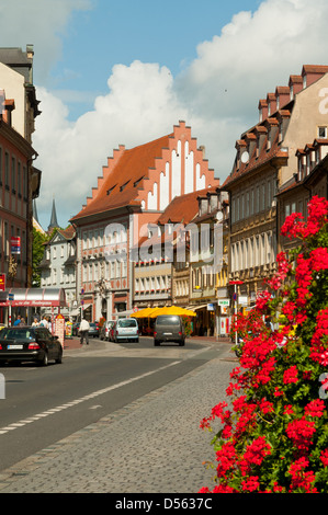 Lange Strasse, Bamberg, Franconia, Germania Foto Stock