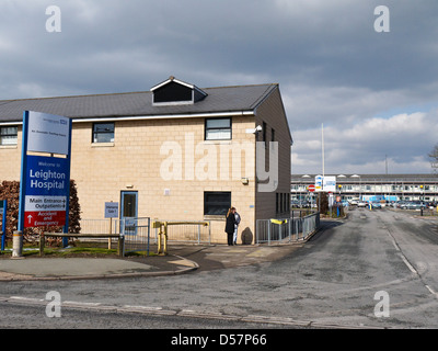 Ingresso principale di Leighton hospital a Crewe Regno Unito Foto Stock