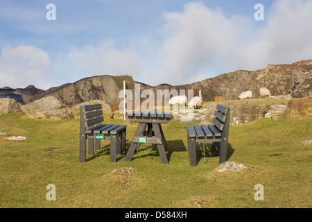 Le scogliere di Slieve League, Co. Donegal Foto Stock