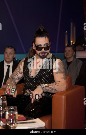 Harald Gloeoeckler su tedesco NDR talkshow televisivi "NDR Talk Show". Amburgo, Germania - 13.01.2012 Foto Stock