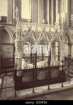 Dean Augusto Duncombe Tomba di York Minster Foto Stock