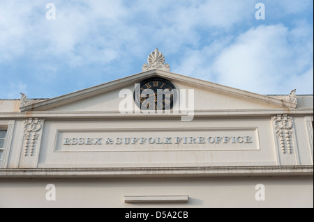 Il vecchio Essex e Suffolk Fire ufficio edificio Colchester Regno Unito Foto Stock