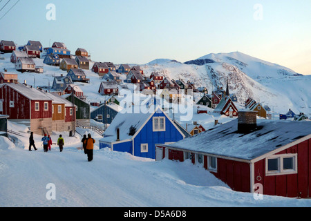 Upernavik, qaasuitsup kommunia, Groenlandia occidentale, Groenlandia Foto Stock