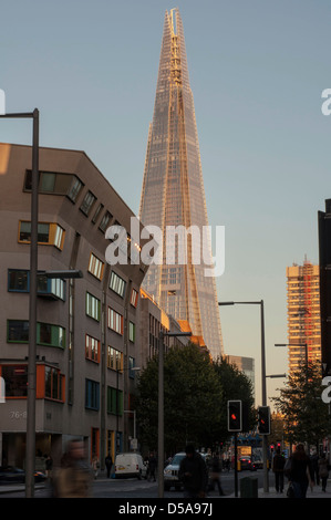 La Shard al tramonto da Renzo Piano. PHILLIP ROBERTS Foto Stock