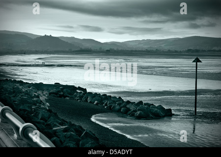 Split paesaggio tono colpo di Blue Anchor Bay Foto Stock