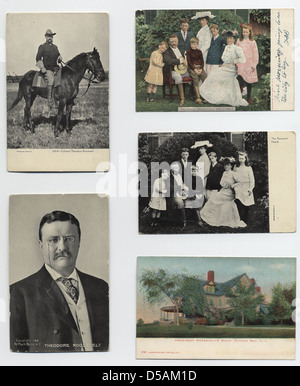 Theodore Roosevelt Cartoline Foto Stock