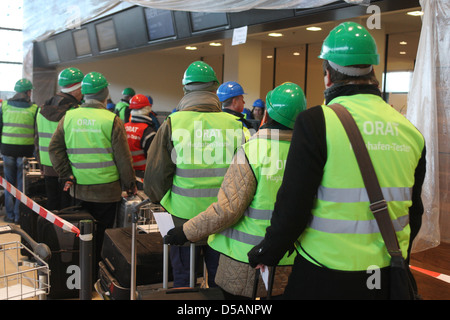 Selchow, Germania, testare il terminale in Berlin Brandenburg International Airport Foto Stock