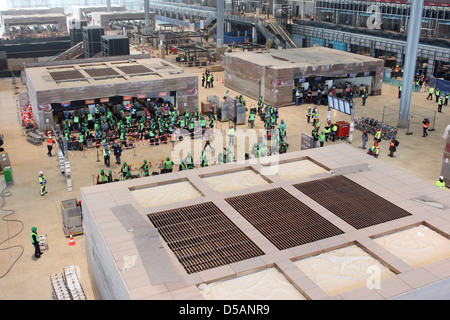 Selchow, Germania, testare il terminale in Berlin Brandenburg International Airport Foto Stock