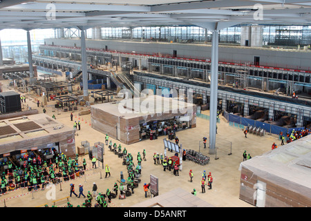 Selchow, Germania, testare il terminale in Berlin Brandenburg International Airport Foto Stock