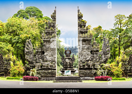 Enrance di Eka Karya Botanic Garden, Bali Foto Stock