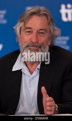 Attore Robert De Niro assiste la conferenza stampa di 'città' durante il Toronto International Film Festival 2010 all'Hotel Hyatt Regency a Toronto, Canada, 10 settembre 2010. Foto: Hubert Boesl Foto Stock