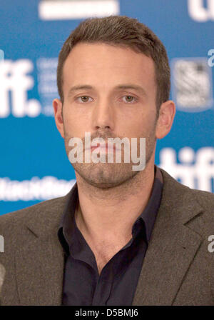 Direttore Ben Affleck assiste la conferenza stampa di 'città' durante il Toronto International Film Festival 2010 all'Hotel Hyatt Regency a Toronto, Canada, 10 settembre 2010. Foto: Hubert Boesl Foto Stock