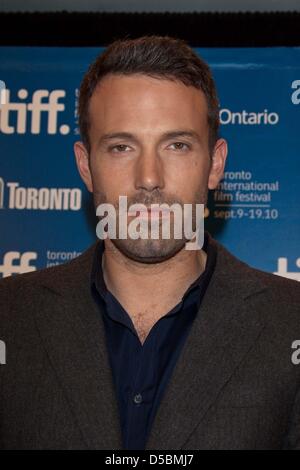 Direttore Ben Affleck assiste la conferenza stampa di 'città' durante il Toronto International Film Festival 2010 all'Hotel Hyatt Regency a Toronto, Canada, 10 settembre 2010. Foto: Hubert Boesl Foto Stock