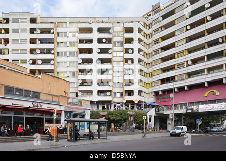 Berlino Kreuzberg nuovo centro Kottbusser Tor Foto Stock