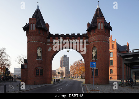 Berlino, Germania, ingresso alla ex motivi di Borsig lavora a Berlino-Tegel Foto Stock