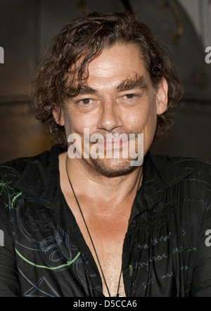 Martin Feifel a photocall per il film TV 'Foehnlage Ein Alpenkrimi' a Bier & Museo Oktoberfest Monaco di Baviera, Germania - Foto Stock