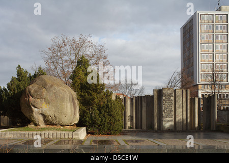 Ceske Budejovice, Repubblica Ceca, FD e memorial Foto Stock