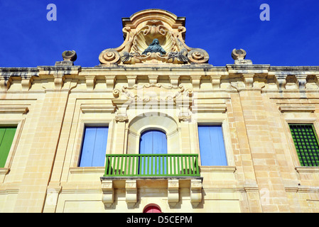 L'area del litorale del Grand Harbour, Valletta, Malta Foto Stock