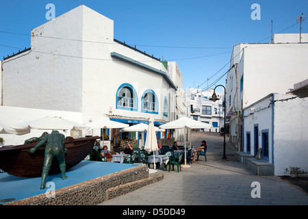 El Cotillo, Spagna, la città costiera di El Cotillo sull'isola delle Canarie di Fuerteventura Foto Stock