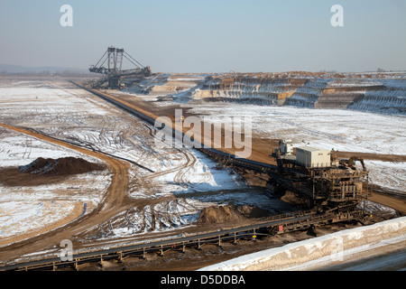 Dueren, Germania, RWE miniera di lignite Inden Foto Stock